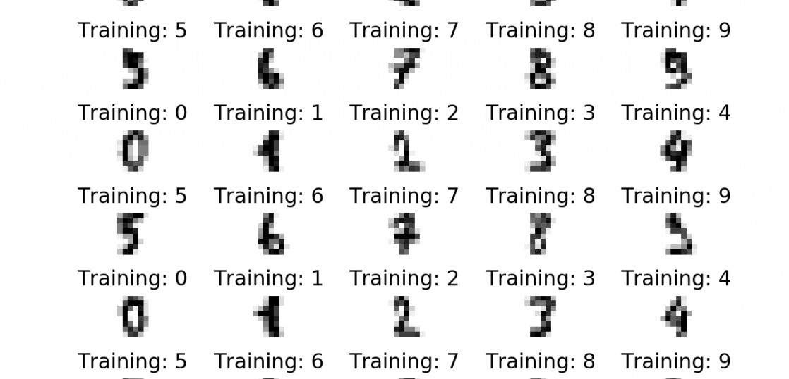 Scikit Learnの手書き数字データをmatplotlibで表示する プログラマーになった 中卒 男のブログ